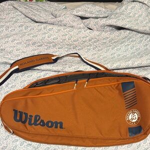 Wilson Brown Duffel Bag for Tennis Enthusiasts
